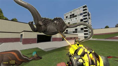 gmod jurassic world mod and npc youtube