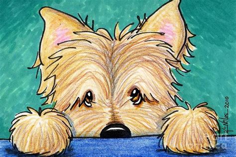 Whimsical Art Dog Art Puppy Art Cartoon Animals