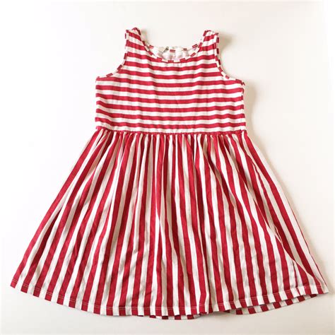 Handm Red Striped Dress
