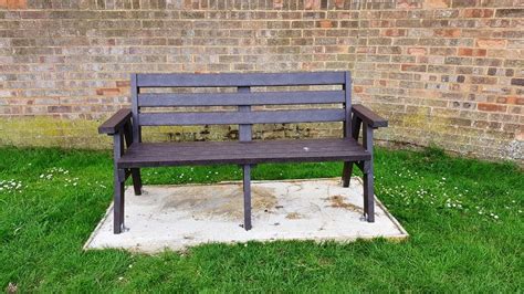 Somewhere To Sit And Relax New Park Benches Cllr Roy Gerstner