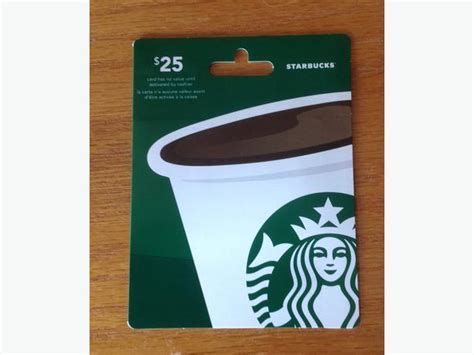 Starbucks Gift Card Value West Carleton Ottawa
