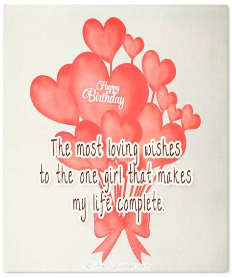 Creative Birthday Wishes For Your Girlfriend