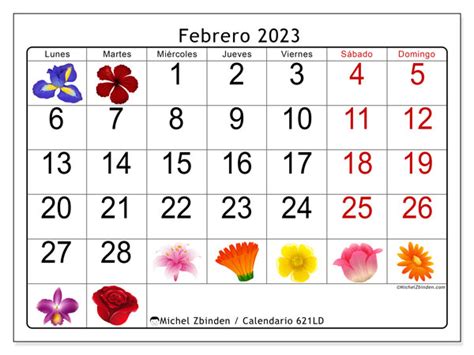 Calendarios Febrero De Para Imprimir Michel Zbinden Ar