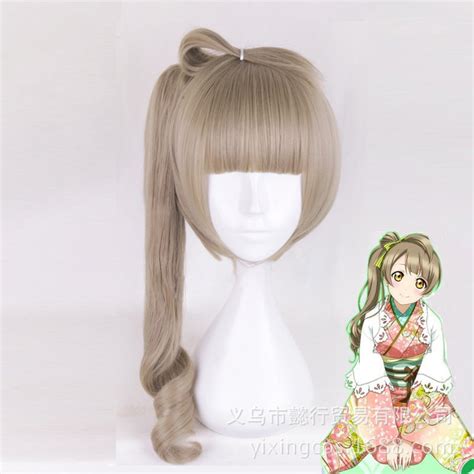Lovelive Minami Kotori Cosplay Halloween Party Comic Con Flaxen Curly