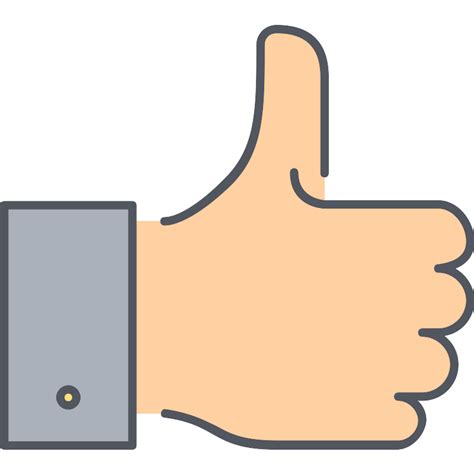 Thumbs Up Like Vector Svg Icon Svg Repo