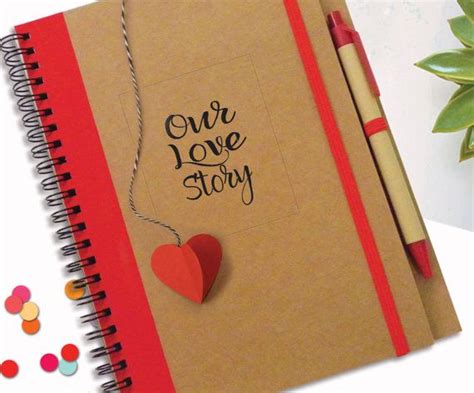 Valentine Notebook Our Love Story Designed Journalt Notebook