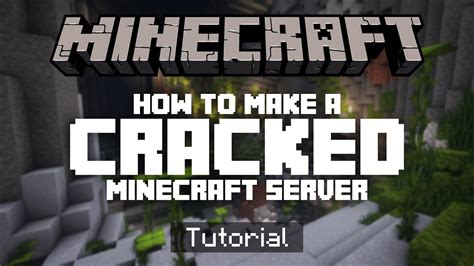 How To Make A Cracked Minecraft Server Any Version Youtube