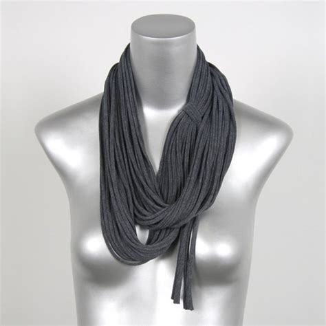 Grey Scarf Personalized T For Her Fashion Accessories Etsy