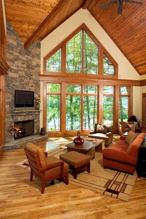 49 Superb Cozy And Rustic Cabin Style Living Rooms Ideas Rustic Living Room