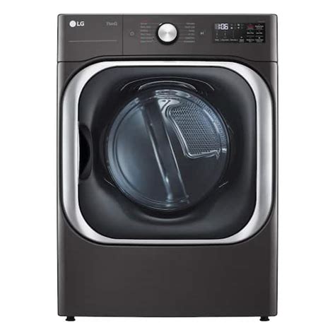 Lg Electronics 9 Cu Ft Large Capacity Vented Smart Stackable Electric Dryer With Sensor Dry