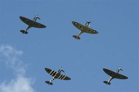 Battle Of Britain Historic Flypast For © Peter Trimming Cc By Sa2