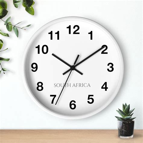 South Africa Wall Clock — Aubergine Foods