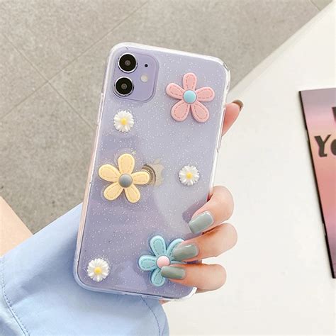 Bling Daisy Clear Iphone Case Finishify