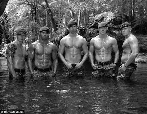 Royal Marines Reveal Toned Physiques As They Strip Off For Charity