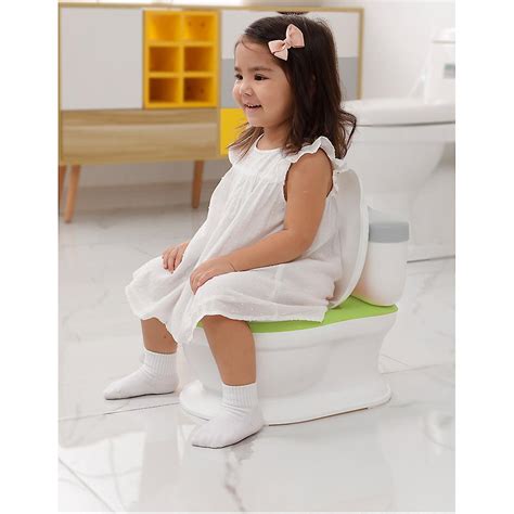 Potty Training Toilet With Flush Button And Sound For Toddlers And Kids