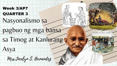 Nasyonalismo Sa Pagbuo Ng Mga Bansa Sa Timog At Kanlurang Asyalmam Joja