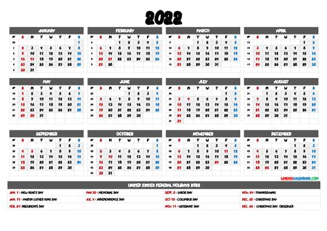 Julian Calendar 2022 Free Printable Template Calendar Design