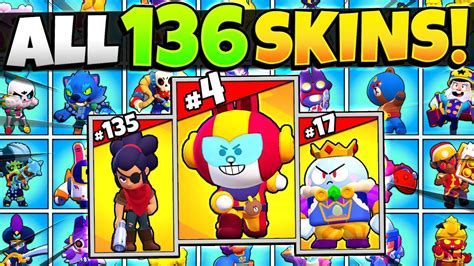 Ranking All 136 Skins In Brawl Stars The Best And Worst Skins Ever