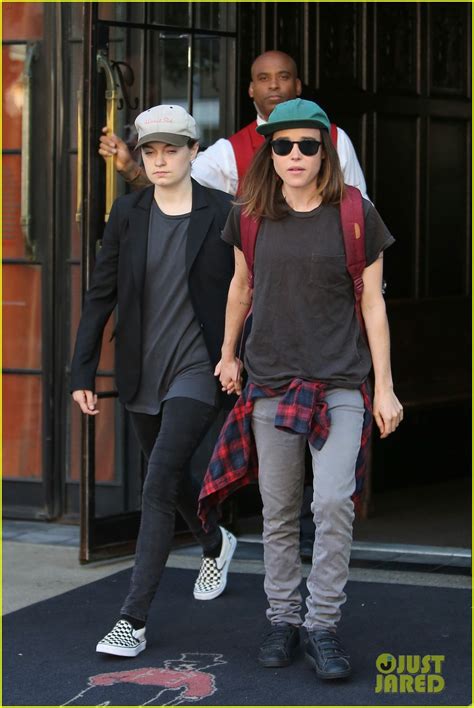 Ellen page and wife emma portner celebrated one year of marriage this week. Ellen Page & Girlfriend Emma Portner Hold Hands in NYC ...