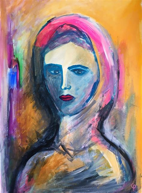 She Was Always Nostalgic Acrylic Painting By Filothei Croonen Painting Acrylic
