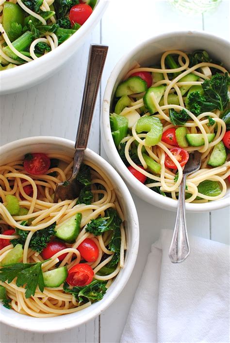 It's the perfect summer dinner combination. Summer Spaghetti Salad | Bev Cooks