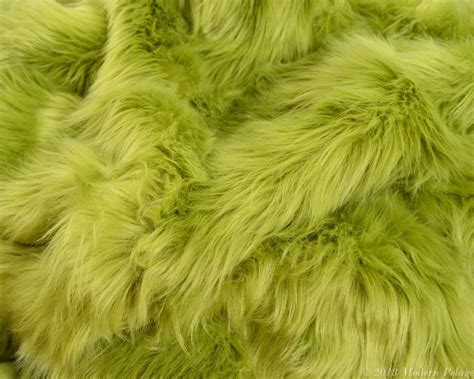 Olive Green Fur Fabric Craft Squares Olive Green Faux Fur Etsy