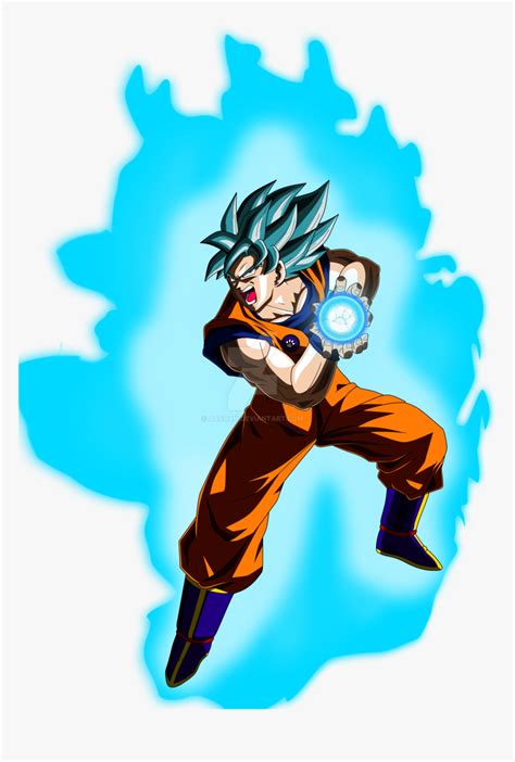 Goku Super Saiyan Blue Kamehameha Pose By Aashananimeart Goku Super