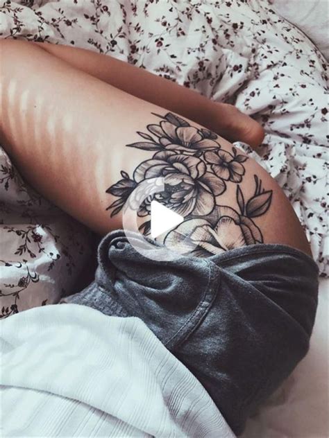 50 Tempting And Attractive High Thigh Floral Tattoo Designs For You Page 37 Of 50 In 2020