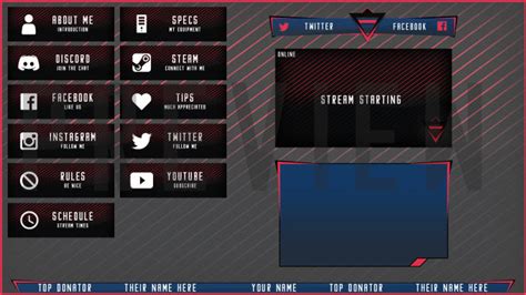 Supply The Following Twitch Overlay By Jplays