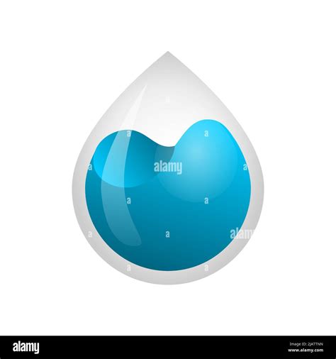 Blue Drop Of Water Logo Template Blue Liquid Container Water Droplet