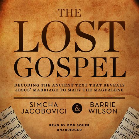 The Lost Gospel Audiobook Listen Instantly