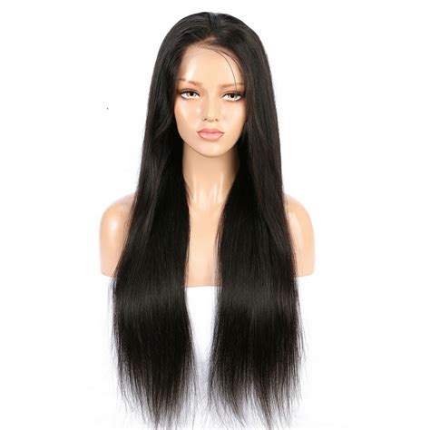 Lace Front Wigs Straight Hair Burgundy Human Hair Wigs Straight Red Virgin Hair Lace Front