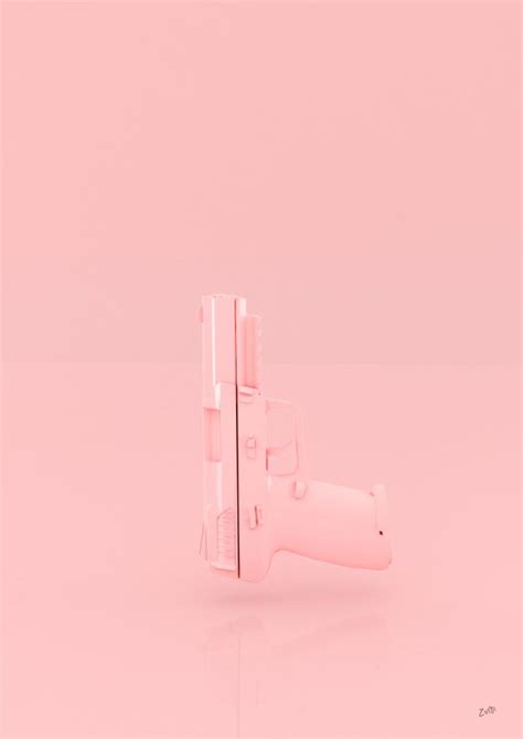 Pastel Pink Gun Aesthetic Mambu Png