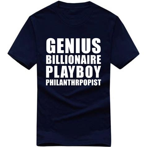 Genius Billionaire Playboy Philanthropist Entrepreneur Startup T Shirt Xtees