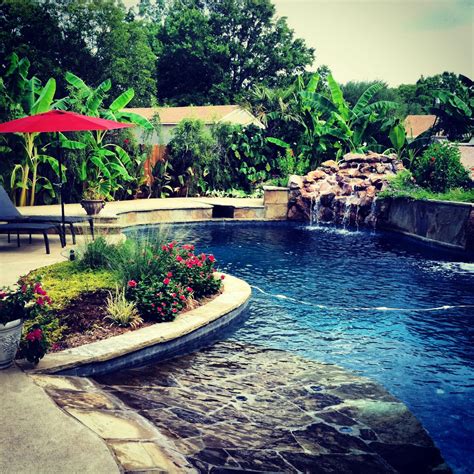 Even a limited budget can accomplish dramatic pool enhancements by carefully choosing a. Pin by Preferred Pools on Lagoon Style | Backyard pool ...