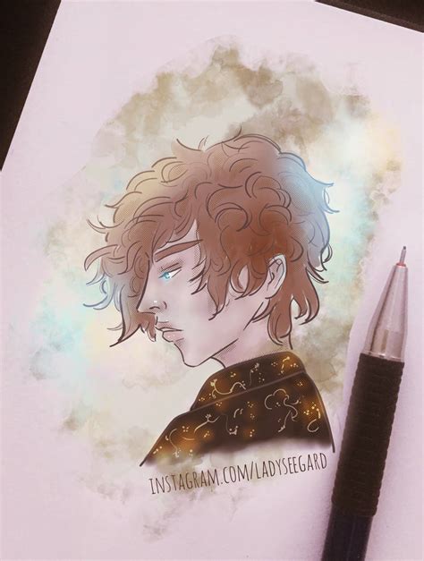 Sketch Curly Hair Boy By Ladyseegard On Deviantart