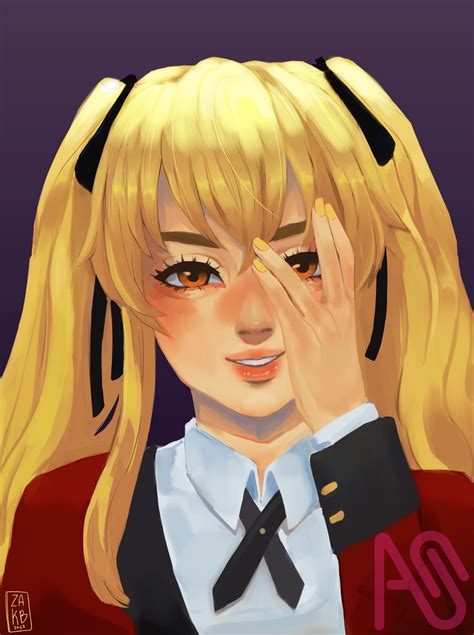 Fanart Mary Saotome Kakegurui Krasny Illustrations Art Street