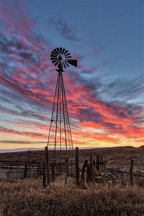 Windmill Sunrise Photograph By Tom Heywood Fine Art America