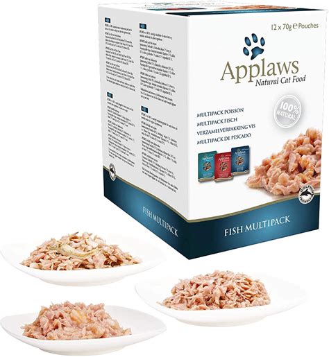 Applaws Cat Food Broth Pouch 12x70g Multipack Fish Uk Pet