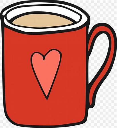 Mug Coffee Clipart Cup Cartoon Clip Heart