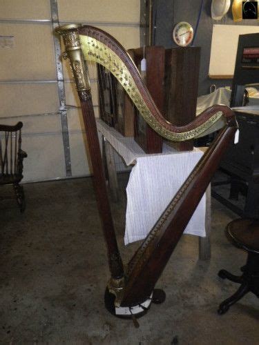 Antique Harp Antiques Grand Piano Harp