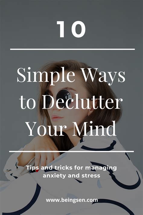 Declutter Your Mind In 10 Steps Declutter Your Mind Mindfulness Declutter