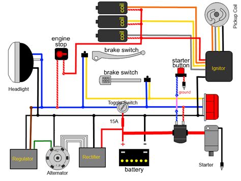 Motorcycle Wiring Electrical Diagram Simplify Engineering Repair