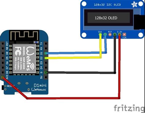 Esp8266 And 128 X 32 Oled Example Get Micros