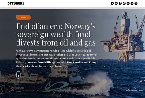 Sovereign wealth funds are entities that manage the national savings for the purposes of investment. End of an era: Norway's sovereign wealth fund divests from ...
