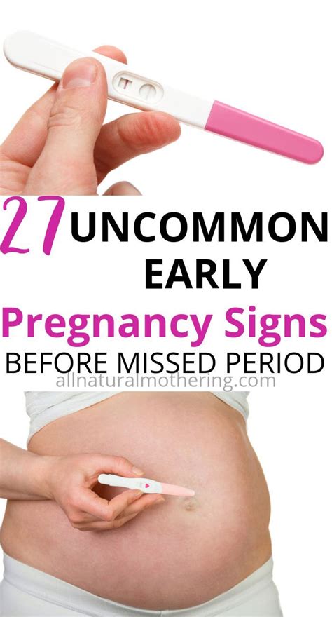 27 Weird And Unusual Early Pregnancy Symptoms Checklist Artofit