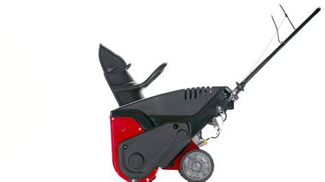 Craftsman 21 In 123cc Recoil Singe Stage Snow Thrower Youtube