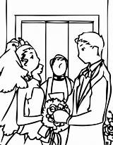 Coloring Wedding Pages Print Kids Bestcoloringpagesforkids sketch template