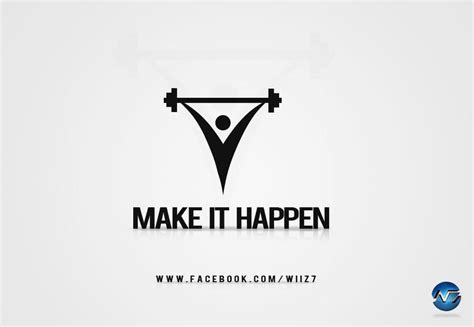 Make It Happen Fitness Logo By Dawiiz On Deviantart