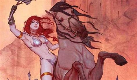 Riding Horse Into Battle Red Sonja Hentai Pics Superheroes Pictures